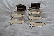 Steel Knife Blades AFTER Chrome-Like Metal Polishing and Buffing Services / Restoration Services