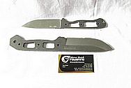 BK&T KA Bar Stainless Steel Knife BEFORE Chrome-Like Metal Polishing and Buffing Services / Restoration Services 