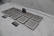 Stainless Steel Drain Sets AFTER Chrome-Like Metal Polishing and Buffing Services - Stainless Steel Polishing - Manufacturer Polishing Services 