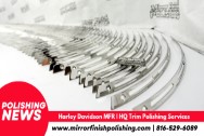 Harley Davidson Stainless Steel Manufactured Brackets AFTER Manufacturing Polishing | Stainless Steel Polishing Services | Manufacturer Polishing Services 