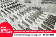Harley Davidson Stainless Steel Manufactured Brackets AFTER Manufacturing Polishing | Stainless Steel Polishing Services | Manufacturer Polishing Services 