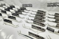 Harley Davidson Stainless Steel Manufactured Brackets AFTER Manufacturing Polishing | Stainless Steel Polishing Services | Manufacturer Polishing Services 