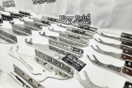Harley Davidson Stainless Steel Manufactured Brackets AFTER Manufacturing Polishing | Stainless Steel Polishing Services | Manufacturer Polishing Services 
