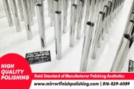 Manufactured Stainless Steel Tubes AFTER Chrome-Like Metal Polishing and Buffing Services | Manufacturing Polishing | Stainless Steel Polishing Services | Manufacturer Polishing Services 