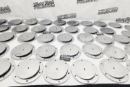 Stainless Steel Manufactured Basketball Court Electricity Access Panels AFTER SATIN FINISH Metal Polishing and Buffing Services | Restoration Services | Machined Pieces Polishing Services