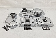 Harley Davidson Aluminum Motorcycle Parts AFTER Chrome-Like Metal Polishing and Buffing Services - Aluminum Polishing Services
