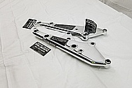 Aluminum Motorcycle Brackets AFTER Chrome-Like Metal Polishing and Buffing Services - Aluminum Polishing Services