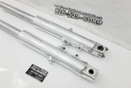 Harley Davidson Aluminum Lower Forks AFTER Chrome-Like Aluminum Polishing | Motorcycle Polishing | Aluminum Polishing Services