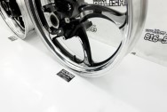 Harley Davidson Aluminum Motorcycle Wheels AFTER Chrome-Like Aluminum Polishing | Motorcycle Polishing | Wheel Polishing Services 