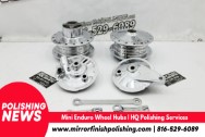 Mini Enduro Aluminum Motorcycle Hub Project AFTER Chrome-Like Aluminum Polishing | Motorcycle Polishing | Hub Polishing Services