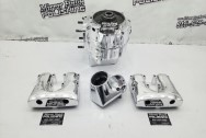Harley Davidson Motorcycle Engine and Rocker Covers AFTER Chrome-Like Metal Polishing and Buffing Services | Restoration Services - Harley Davidson Motorcycle Polishing Services