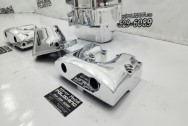 Harley Davidson Motorcycle Engine and Rocker Covers AFTER Chrome-Like Metal Polishing and Buffing Services | Restoration Services - Harley Davidson Motorcycle Polishing Services