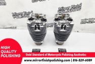 Harley Davidson Stainless Steel Motorcycle Exhaust AFTER Chrome-Like Metal Polishing and Buffing Services | Restoration Services - Harley Davidson Motorcycle Polishing Services