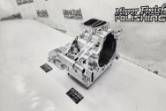Harley Davidson M8 Transmission Case AFTER Chrome-Like Metal Polishing and Buffing Services | Restoration Services | Harley Davidson Polishing Services