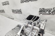 Harley Davidson M8 Transmission Case AFTER Chrome-Like Metal Polishing and Buffing Services | Restoration Services | Harley Davidson Polishing Services