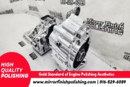 Harley Davidson M8 Engine & Transmission Case AFTER Chrome-Like Metal Polishing and Buffing Services | Restoration Services | Harley Davidson Engine & Transmission Polishing Services