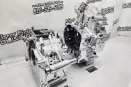 Harley Davidson M8 Transmission Trap Door BEFORE Chrome-Like Metal Polishing and Buffing Services | Restoration Services | Harley Davidson Polishing Services