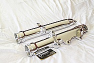 1998 Harley Davidson WideGlide Aluminum Front Forks AFTER Chrome-Like Metal Polishing and Buffing Services / Resoration Services 