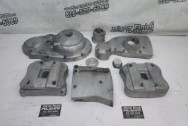 Harley Davidson Motorcycle Parts BEFORE Chrome-Like Metal Polishing and Buffing Services / Restoration Services - Aluminum Polishing - Motorcycle Polishing