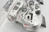 Harley Davidson Motorcycle S&S Cylinder Heads BEFORE Chrome-Like Metal Polishing and Buffing Services | Restoration Services - Harley Davidson Motorcycle Polishing Services