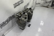 Harley Davidson Stainless Steel Motorcycle Exhaust BEFORE Chrome-Like Metal Polishing and Buffing Services | Restoration Services - Harley Davidson Motorcycle Polishing Services