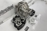 Harley Davidson M8 Transmission Case BEFORE Chrome-Like Metal Polishing and Buffing Services | Restoration Services | Harley Davidson Polishing Services