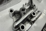 Harley Davidson Engine Parts BEFORE Chrome-Like Metal Polishing and Buffing Services | Restoration Services | Harley Davidson Polishing Services