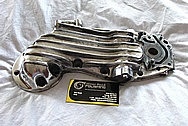 1942 Harley Davidson WLA Aluminum Engine Piece BEFORE Chrome-Like Metal Polishing and Buffing Services / Restoration Services