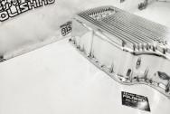 Aluminum Transmission Finned Oil Pan BEFORE Chrome-Like Polishing | Wheel Polishing | Aluminum Polishing Services 