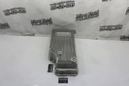 Aluminum Transmission Finned Oil Pan BEFORE Chrome-Like Polishing | Wheel Polishing | Aluminum Polishing Services 