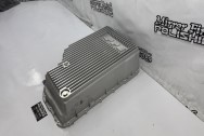 Aluminum Transmission Finned Oil Pan BEFORE Chrome-Like Polishing | Wheel Polishing | Aluminum Polishing Services 