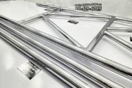 Chromoly Wheelie Bars | Wheelie Bars | Drag Car | Tubing AFTER Chrome-Like Metal Polishing | Pipe Polishing | Tube Polishing | Chromoly Wheelie Bar Polishing Services