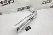 Aluminum AFE Power Pipe AFTER Chrome-Like Polishing | Aluminum Polishing | Pipe Polishing Services | Finishing Services