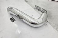 Aluminum AFE Power Pipe AFTER Chrome-Like Polishing | Aluminum Polishing | Pipe Polishing Services | Finishing Services