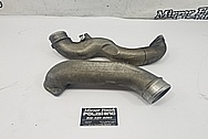 Mazda RX7 Aluminum Pipe BEFORE Chrome-Like Metal Polishing and Buffing Services / Restoration Services - Pipe Polishing 