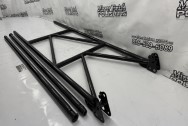Chromoly Wheelie Bars | Wheelie Bars | Drag Car | Tubing BEFORE Chrome-Like Metal Polishing | Pipe Polishing | Tube Polishing | Chromoly Wheelie Bar Polishing Services