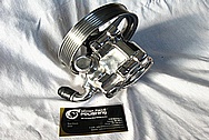 1950 Mercury Lead Sled Steel Power Steering Pump AFTER Chrome-Like Metal Polishing and Buffing Services / Restoration Services