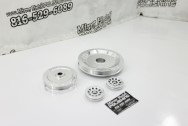 Aluminum Pulleys AFTER Chrome-Like Metal Polishing | Pulley Polishing Services | Aluminum Polishing Services 