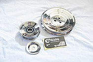 1989 Chevy Camaro V8 350 Cu. In. 5.7L Engine Steel Pulley AFTER Chrome-Like Metal Polishing and Buffing Services
