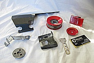 1989 Chevy Camaro V8 350 Cu. In. 5.7L Engine Steel Pulley BEFORE Chrome-Like Metal Polishing and Buffing Services