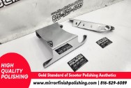 Honda Ruckus Steel Case Brace AFTER Chrome-Like Metal Polishing and Buffing Services | Steel Polishing | Scooter Polishing Services