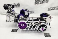 Honda Ruckus | Dorby Works | GY6 Engine | 4 Stroke Plus Rolling Wrench EFI System AFTER Chrome-Like Metal Polishing and Buffing Services - Aluminum Polishing | Scooter Polishing Services | EFI System 