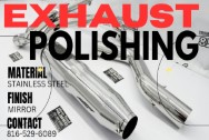 Customers SHOW POLISHING SERVICES AFTER Chrome -Like Polishing Services and Buffing Services