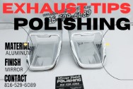 Customers SHOW POLISHING SERVICES AFTER Chrome -Like Polishing Services and Buffing Services