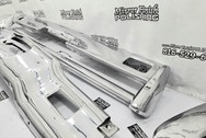 Lincoln Steel Bumper AFTER Chrome-Like Metal Polishing and Buffing Services | Steel Polishing Services