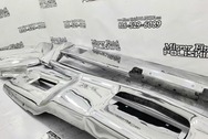 Lincoln Steel Bumper AFTER Chrome-Like Metal Polishing and Buffing Services | Steel Polishing Services