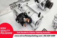 Aluminum Starter Housing AFTER Chrome-Like Metal Polishing and Buffing Services | Restoration Services | Starter Polishing Services