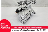 Aluminum Starter Housing AFTER Chrome-Like Metal Polishing and Buffing Services | Restoration Services | Starter Polishing Services