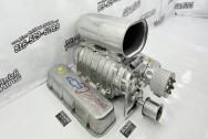 "The Blower Shop" Aluminum Supercharger BEFORE Chrome-Like Metal Polishing and Buffing Services / Restoration Services - Supercharger Polishing