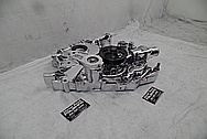 1973 Dodge Duster 6.4L Hemi Aluminum Timing Cover and Water Pump AFTER Chrome-Like Metal Polishing and Buffing Services - Aluminum Polishing 